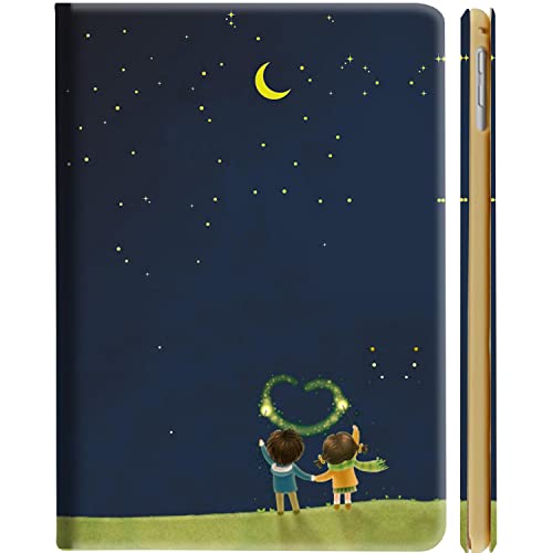 Image of DuraSafe Cases for iPad 8.3 Inch Mini 6th [ Mini 2021 6 Gen ] A2567 A2568 A2569 MK7M3HN /A MLWL3HN /A MK7R3HN /A MK7P3HN /A MLWR3HN /A MK7X3HN /A MK7V3HN /A MK893HN /A Printed Flip Book Cover - Night Sky