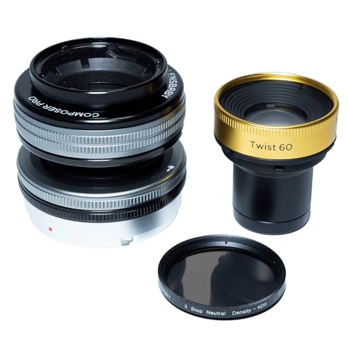 Lensbaby ティルトレンズ Composer Pro II + Twist 60 & NDフィルター キヤノンRFマウント用 焦点距離60mm F2.5 フルサイズ対応 028623