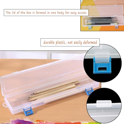 Caja de Almacenamiento para Pinceles 3PCS HanyHere Transparente con Diseño de Broche miniatura 5