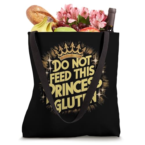 Bolso Tote divertido Do Not Feed This Princess Gluten miniatura 4
