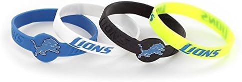 NFL Silicone Bracelets, 4-Pack