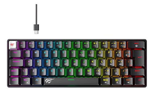 Teclado Mecânico Havit KB11L-PB Preto