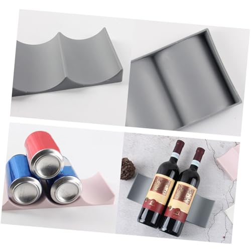 Soporte para botellas vino plástico apilable x3 diseño europeo miniatura 6