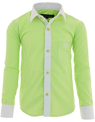Gillsonz A2vDa - Camicia da bambino per feste, a