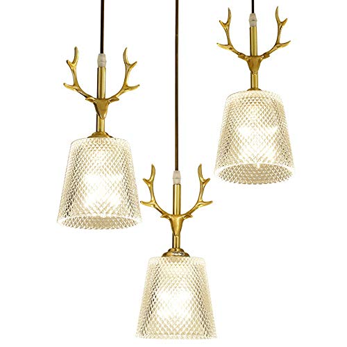 Lustre en cuivre de qualité supérieure au design créatif doré pour salon
