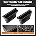 Canvcle Door Side Storage Tray Organizer for 2015-2025 2026 Ford Mustang Accessories, Front Door Handle Storage Box Insert Tray Organizer Grab Handle Pocket Container 2PCS