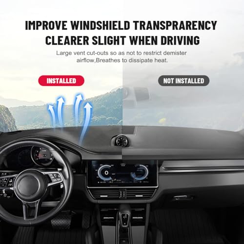 Newsmarts Auto Car Dashboard Cover Mat Pad Custom Fit for HONDA ACCORD 2003-2007