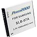 Power2000 SLB-07A Replacement 3.7v, 1100mAh Lithium Ion Battery for Samsung SLB-07A Digital Camera Battery