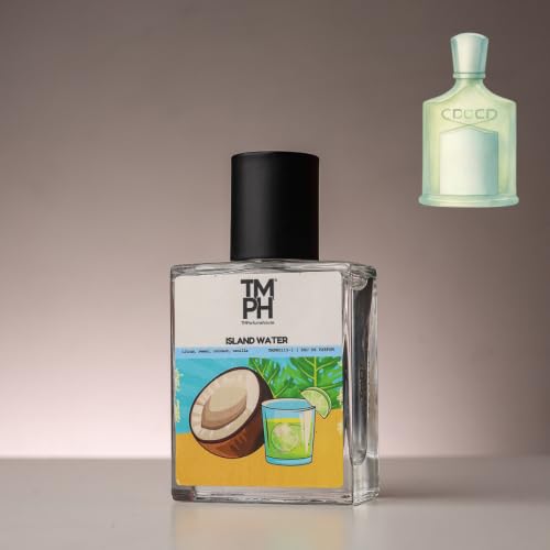 Image of TMPerfumehouse Island Water EDP for Men & Women | Fresh, Tropical & Long Lasting Perfume Spray | Citrus, Sweet & Coconut Fragrance | Luxury Gift for Him & Her | TMPH | 50ml