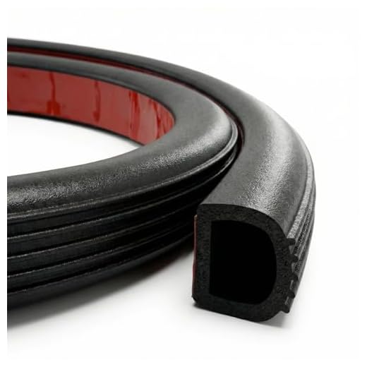 D Shape Rubber Weather Stripping for Sealing