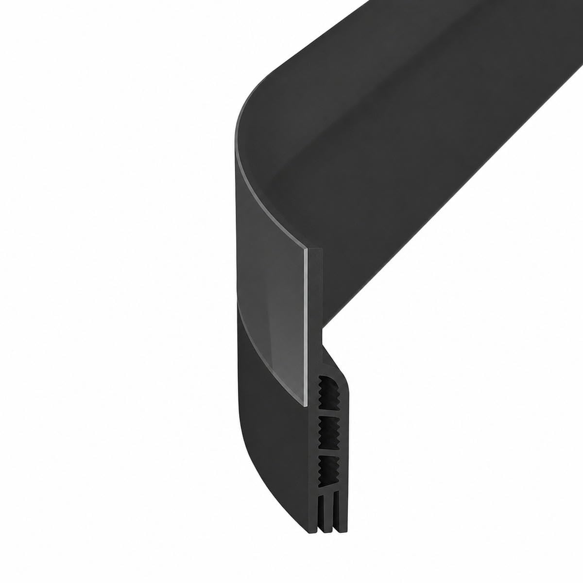 Jmgdj Black Door Draft Stopper Under Door Draft Blocker Insulator Door Sweep Weather Stripping Noise Stopper Strong Adhesive