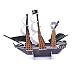 PassBeauty B668-20 - Puzzle 3D di carta, motivo: Black Pearl