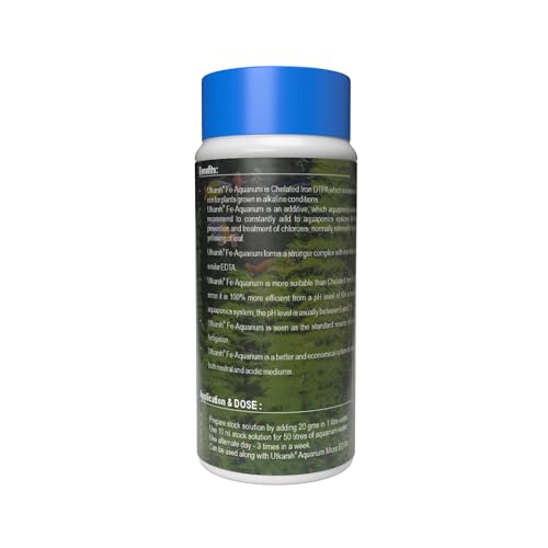 Image of Utkarsh Fe-Aquarium (Fe - 11% DTPA Chelated 100% Water Soluble Aquarium Chemical) (500 gm; Pack of 1)