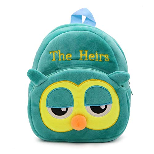 CHDJ: Mochila de peluche para bebé  1 3 años  Verde búho