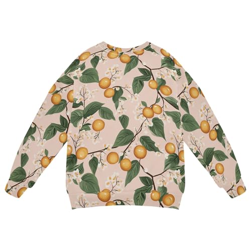 JUNZAN Fresh Golden Berry Fruit Blush Little Girls Sweatshirt Hoodie Fleece Sweatshirts for Boys Party 4T2