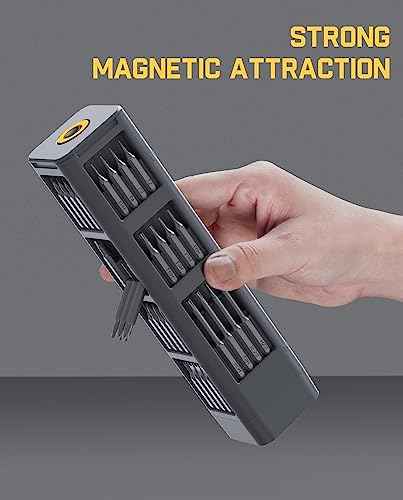 Fanttik X5 Max MANUAL HAND TOOL, Precision Screwdriver Set, 50-in-1 Magnetic Bits, Small Screwdriver Set, Pop-up Magnetic Case, 360°Spin, Anti-Slip, 5/32"Hex, Repair Tool for Phone Camera Laptop Watch image 8