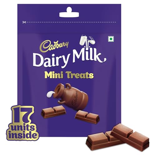 Image of Cadbury Dairy Milk Chocolate Home Treats, 119 gram