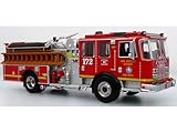 Iconic Replicas KME Predator Fire Engine - LACFD Engine 172 1:64 Diecast Model for Collectors Featured on NBC’s LA Fire & Rescue