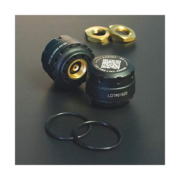 Lippert Components Tire LINC Tire Sensors (2 Pack) for RVs, 5th Wheels, Motorhomes, Tow Vehicles, Easy DIY Installation on Valve Stem, OneControl App Compatible - 2020106299 - Image 3