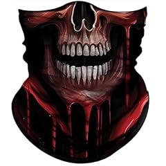 Skull Red Face White Teeth