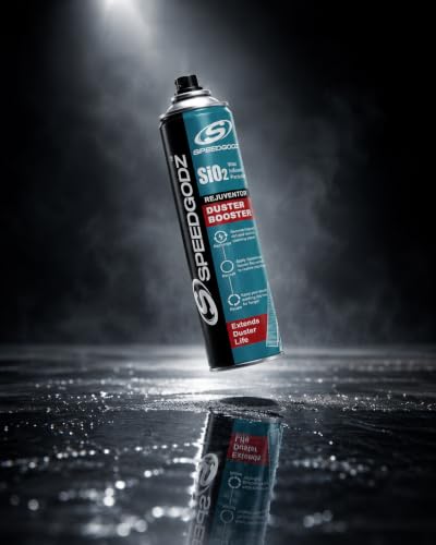 Image of Car Duster Combo - Car Duster + Rejuvenator Spray | Ceramic Wax Infused | Duster with Rejuvenator for Restored Dust-Trapping Power | Scratch-Free Cleaning for Car & Bike