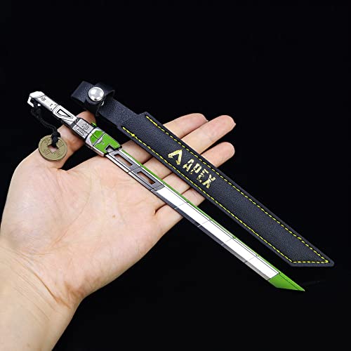 Vxaaaz 8.66'' Apex Games Crypto Heirloom Biwon Blade Metal Data Knife Keychain Pendant Action Figure (Classical) #TOP7