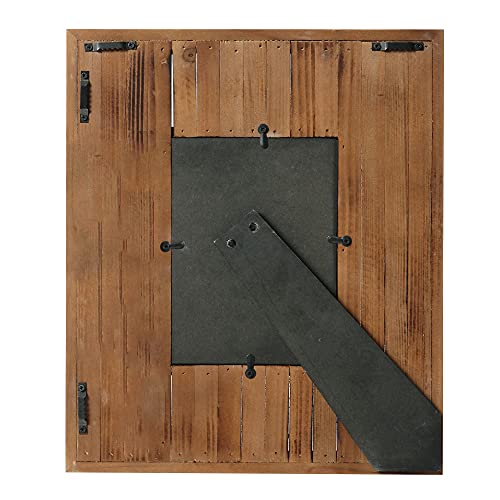 Vintage White Picture Frames 5 X 7 Made Of Solid Wood, Handmade Distressed Finish Rustic Tabletop Photo Frames, Big Wooden Frame Both For Table And Wall Mounted With High Definition Glass #TOP3