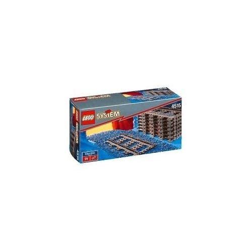 LEGO System 4515 Eisenbahn 8 Gerade Gleisstücke