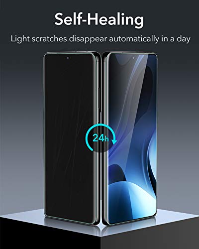 ESR Liquid Skin Screen Protector Compatível com Samsung Galaxy S21 Ultra (2021), Suporta Sensor de I
