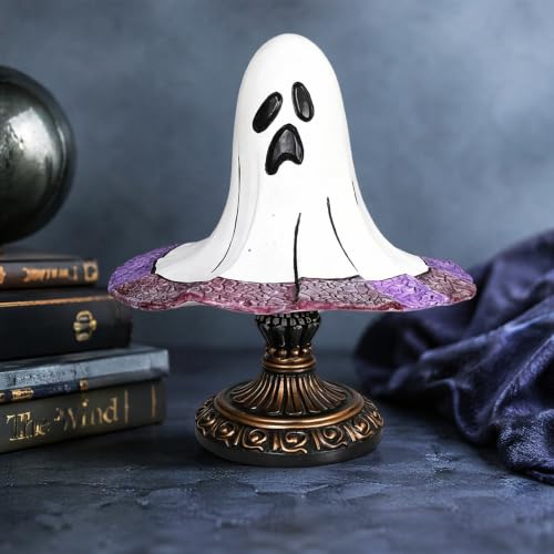 Lámpara de cristal de calabaza tallada y sombrero de bruja 2
