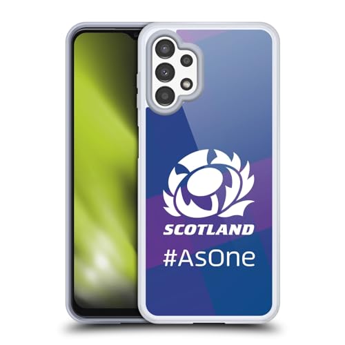 Funda de Gel para Samsung Galaxy A13 de Scotland Rugby Ideal para Alentar en el Estadio y Diario