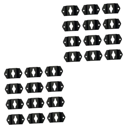 OSALADI 40 Piezas Pequeño Gancho De Altavoz Abrazadera De Montaje En Pared del Altavoz Conector De Suspensión para Altavoz De Audio Soporte De Altavoz De Pared Altavoces Perchero Planchar