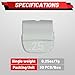ProRefine Upgraded 0.25 oz Clip On Wheel Weights for Steel Rims Corrosion-Resistant Coated Painted Tire Balancing Weight MC Style Gray 30 pcs