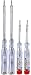 Produktbild com-four® 4X VDE Spannungsprüfer in verschiedenen Größen - Schlitz Phasenprüfer mit Schraubenzieher - Stromprüfer Multitool - 19 cm, 14 cm (04 Stück - Spannungsprüfer)
