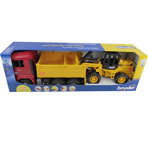 MAN Kiepwagen en shovel FR 130