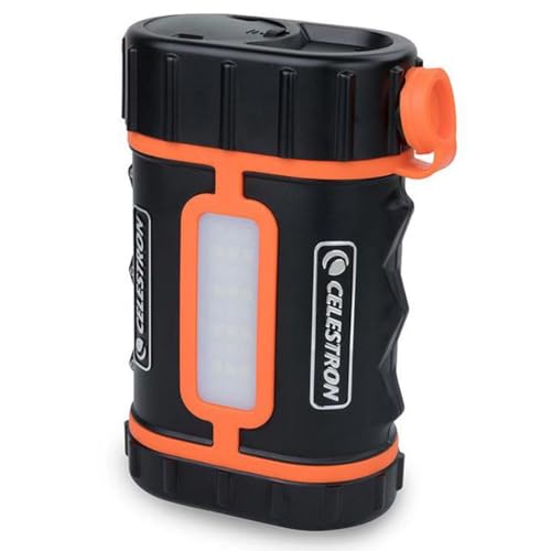 Celestron - PowerTank Lithium Pro Telescope Battery – Rechargeable Portable 12V Power Supply for Computerized Telescopes – 17 Hour Capacity/ 158.74Wh - Red/White LED Light - 2 USB Ports by Celestron - Image 2