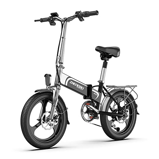 Electric Bike for Adults, 20" Foldable Ebike 48 V 500W Motor, E Bike with Waterproof Battery, Folding All-Terrain Electric Bicycle 7 Speed Gears, 3 Ebike Modes, Advanced Shock Absorption