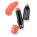 trèStiQue Color & Contour Blush Stick , 2-in-1 Blush and Blending Brush - Vegan, Gluten Free, Cruelty Free , Bora Bora Coral