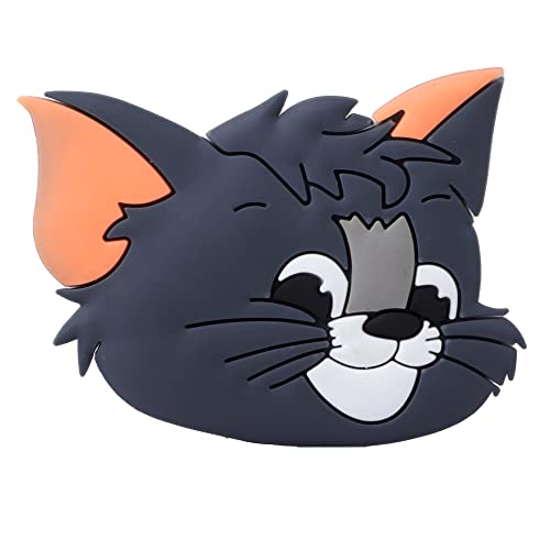 Image of Cute Anime Mobile Holder Grip Stand for Phones Selfie Holder for Smartphones, Designed for Kids and Teens. [ Silicone ]-(Model - Tom Cat)