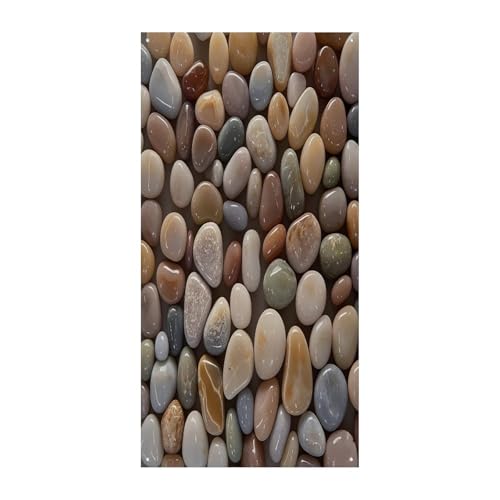 Petoskey Stone �h�A�o�i�[ ���� �E�F���J���h�A�J�o�[ ���փ|�[�`�T�C�� �w�i �o�i�[�݂艺�� �ʐ^�w�i �G�߂̃p�[�e�B�[���� ���� ���O �뉀 88.9 cm X 70 cm