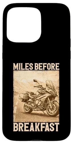 Miles Before Breakfast �I�[�g�o�C�A�h�x���`���[�f�U�C�� �X�}�z�P�[�X iPhone 15 Pro Max �p