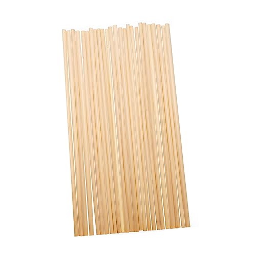Pitillos desechables de trigo 20 cm 100-pack miniatura 1