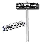 Parkplatzkennzeichnung, Einschlagpfosten für Parkplatzschilder, Kennzeichen-Befestigung