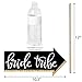 Funny Bride Tribe - Bridal Shower & Bachelorette Party Photo Booth Props Kit - 10 Piece