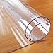 Clear Table Protector 24 x 36 Inch, 1.5mm Thick Plastic Table Cover, Waterproof PVC Clear Table Cover Protector, Desk Protector Mat, Writing Desk Pad for Desktop, Coffee & Dining Room Table