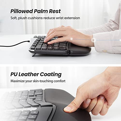 Nulea HA308 Rt02 Ergonomic Keyboard thumb #3