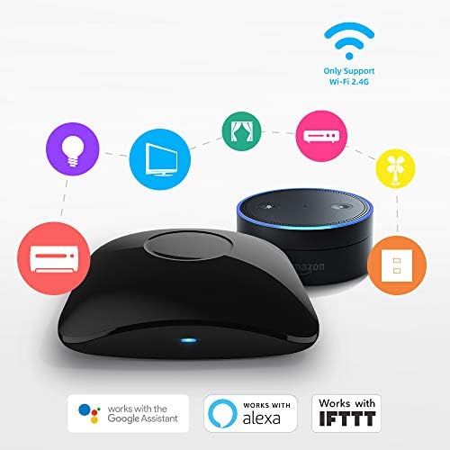 BroadLink RM4 Pro IR and RF Universal Remote, WiFi Remote Control, Compatible with Alexa