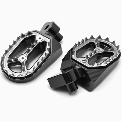 Repose-pieds YZ125X robustes marchepieds en alu noir anodisé