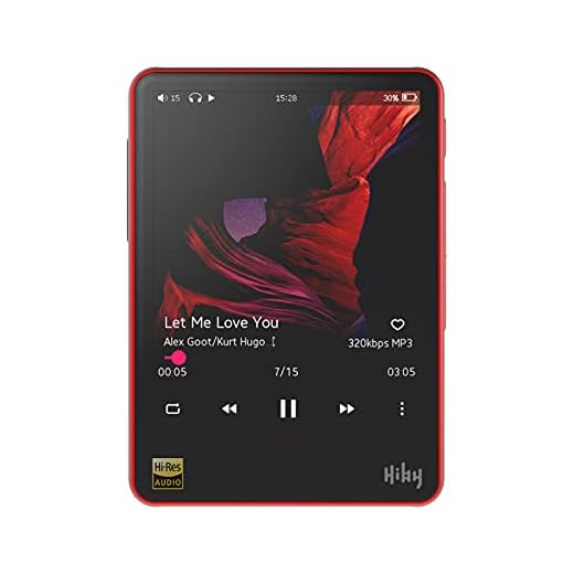 HiBy R3 PRO Streaming Music Center, HD Mp3-spelare Aptx/LDAC/AAC Bluetooth 5.0 ljudmottagare, digital skivspelare, hörlursförstärkare, USB DAC, DLAN/AIR PLAY, Internetradio, röd
