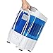 Saturnpower Portable Mini Washing Machine，Small Compact Laundry 4.4lbs Capacity Washer w/Spin Cycle Basket and Drain Hose Drum Washing Machine